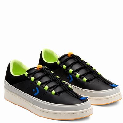 Férfi Converse Unisex ‘90s Pro Leather Tornacipő CO7210946 Fekete/Zöld